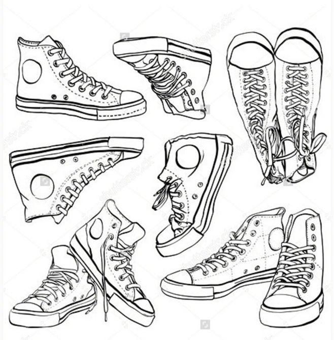 【动漫人物鞋子参考】一网打尽全种类的鞋~(附下载)