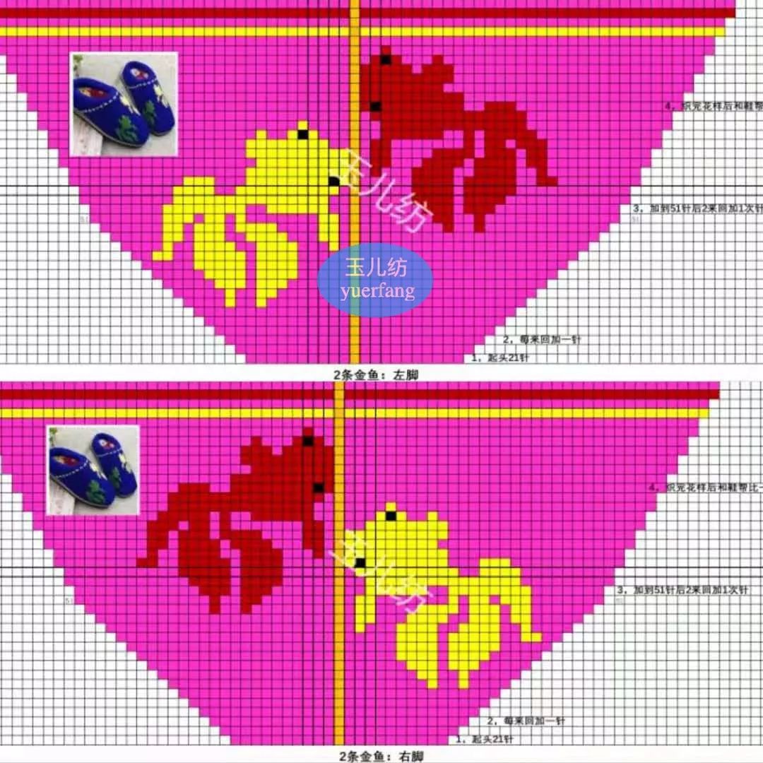 2,2条金鱼花样