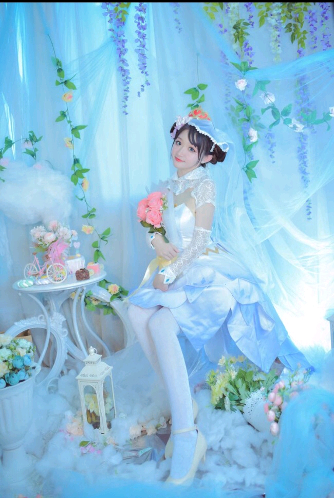 王者荣耀——小乔纯白花嫁cos - 哔哩哔哩