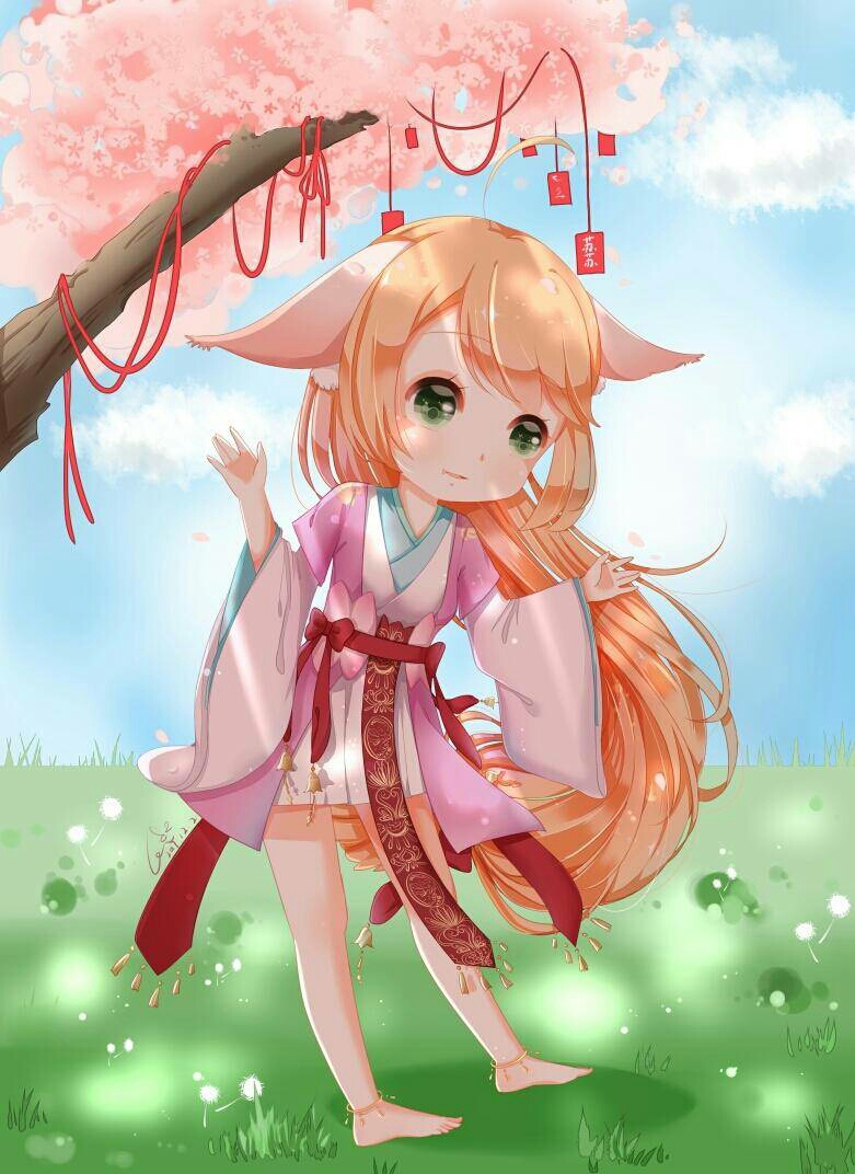 萌新up 二次元动画美图 狐妖小红娘 的一期