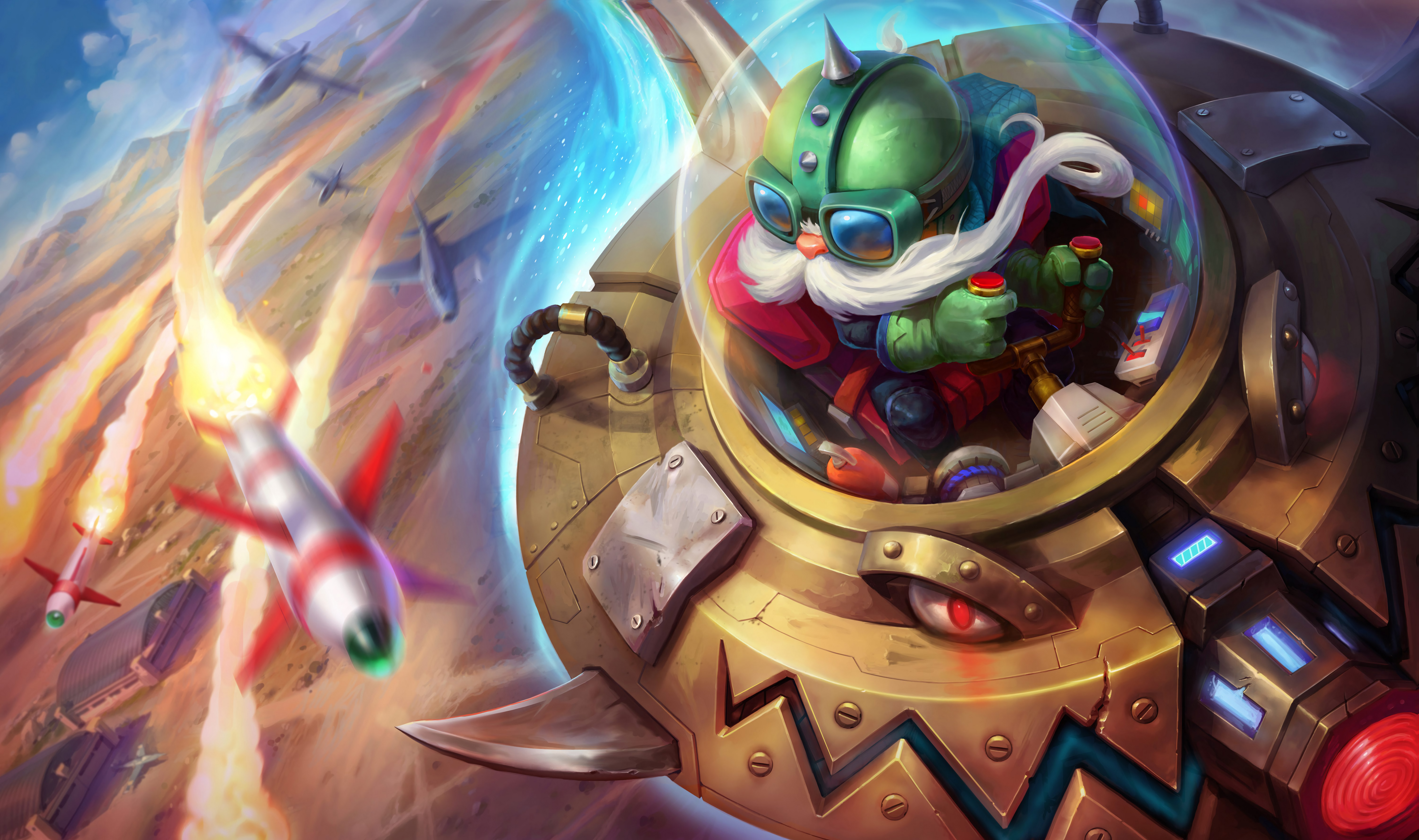 lol英雄联盟第一百五十一期英勇投弹手(库奇)4k原画壁纸