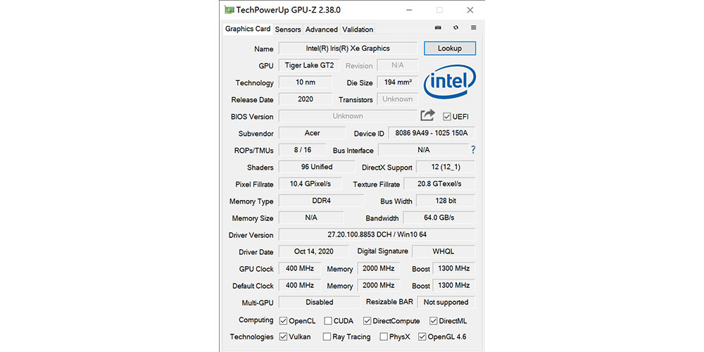 宏碁spin5 2021款 i5版本粗略评测