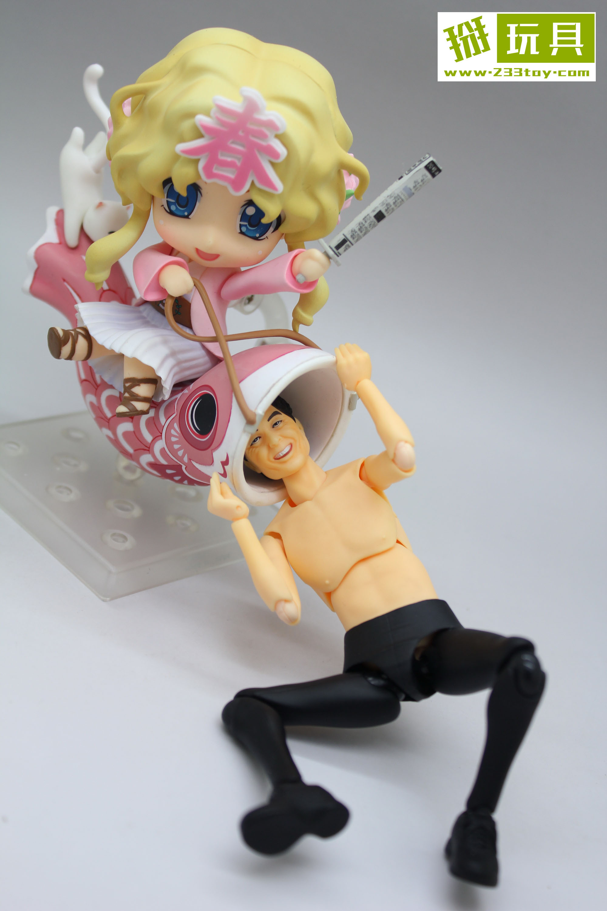 【掰玩具0461】粘土人 春姑娘 可动手办