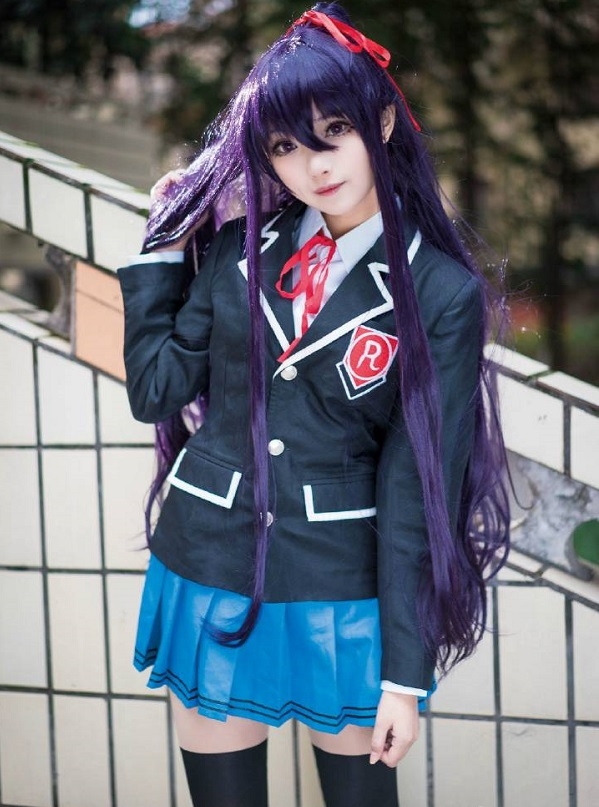 红豆泥红豆糕约会大作战夜刀神十香cosplay