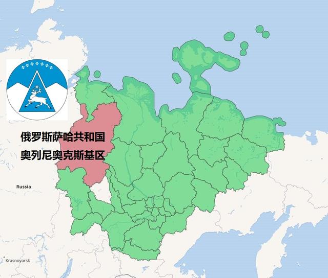 6.俄罗斯萨哈共和国奥列尼奥克斯基区,面积31.