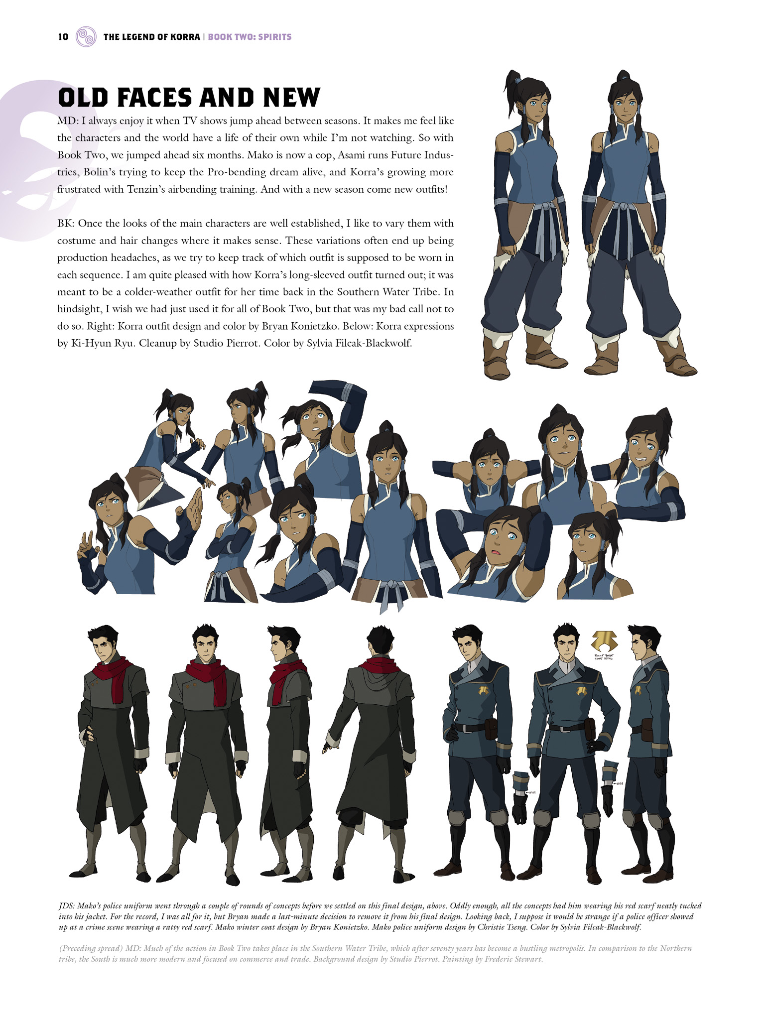 thelegendofkorra科拉传奇设定集第二卷神灵上生肉