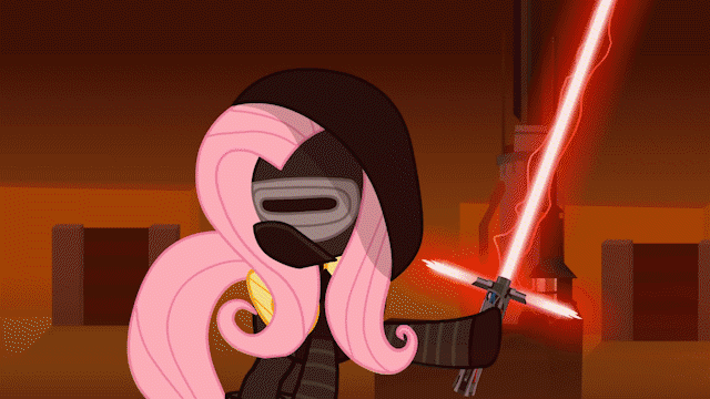 the force awakens re-enacted by ponies(小马重拍原力觉醒)