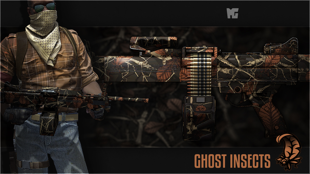 csgo试皮肤的创意工坊,创意工坊全枪皮肤地图 csgo创意工坊优秀饰品——虫隐花系列皮肤