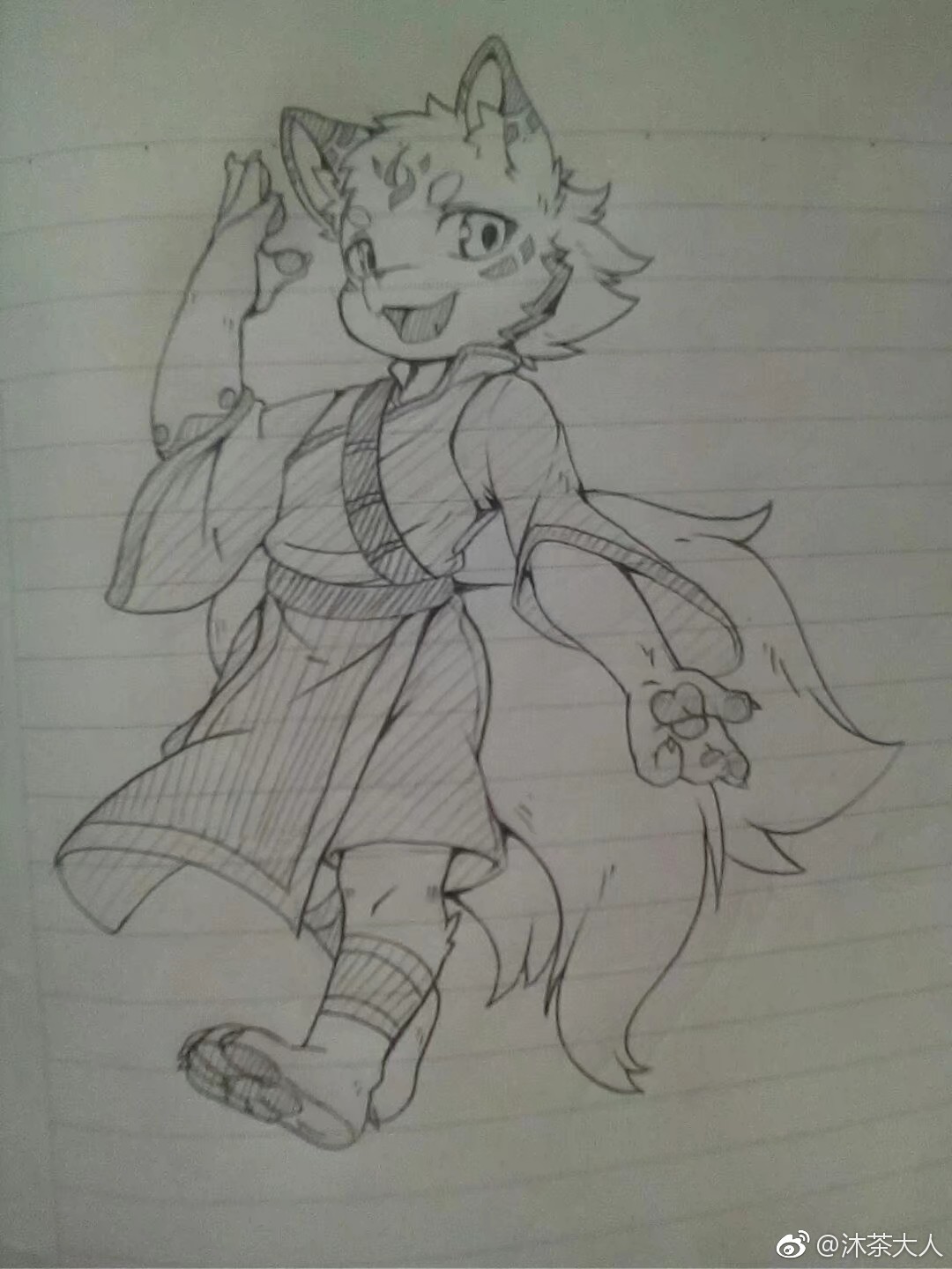 furry獣兽图v特推画师沐茶lio