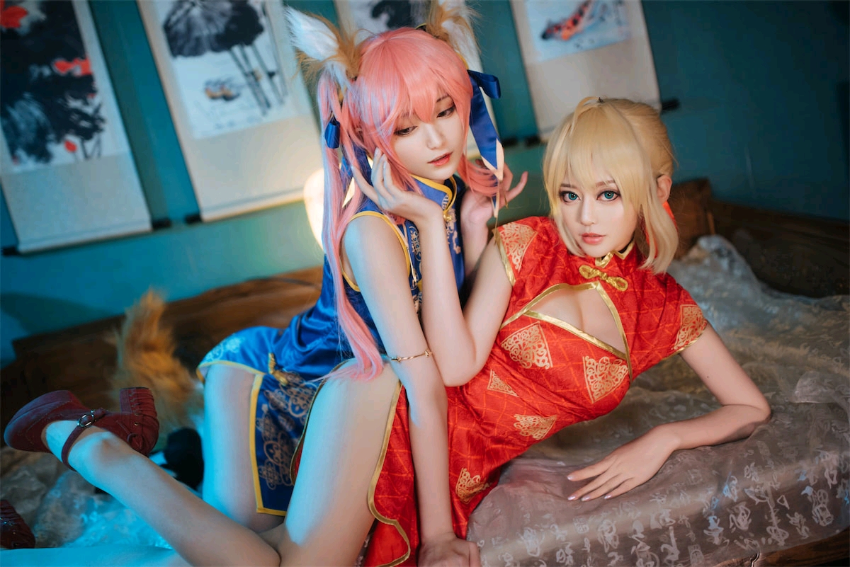 搬运cosplay《fgo》玉藻前尼禄