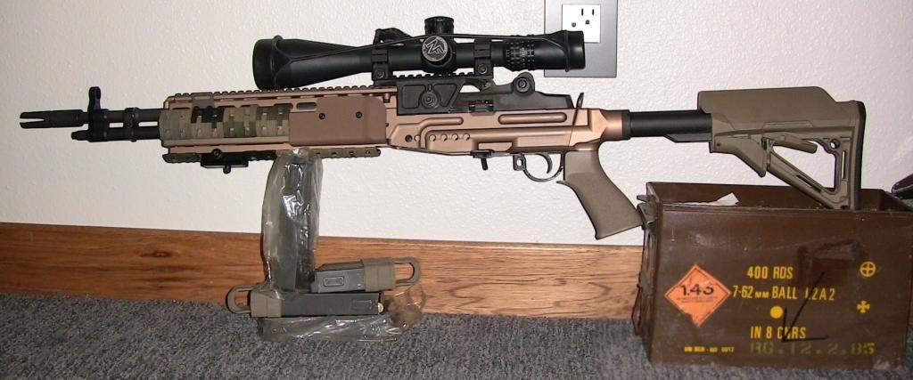 mk14 mod1和0比主要是换了马格普的ctr枪托1