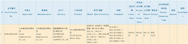 小米9通过3c认证,后置三摄,骁龙855,屏幕指纹,27w快充,售价或3000以上
