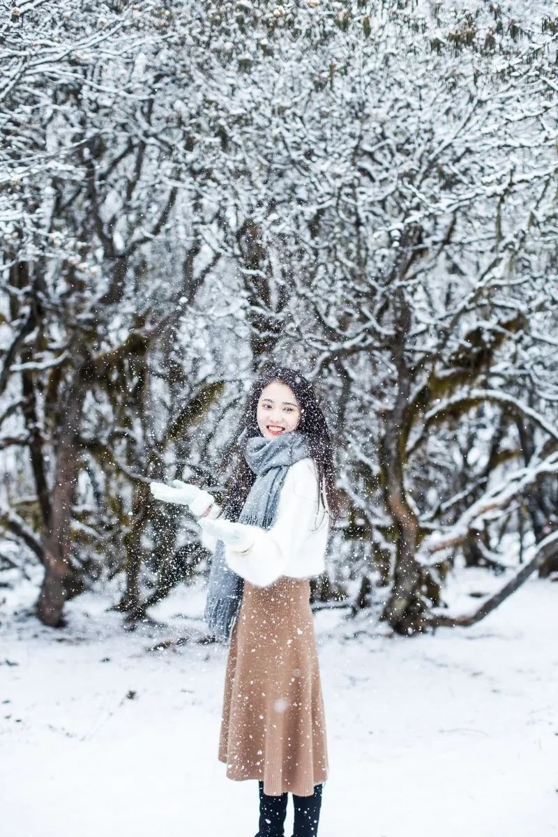 下雪天如何拍出让人怦然心动的雪地人像雪景人像拍摄指南