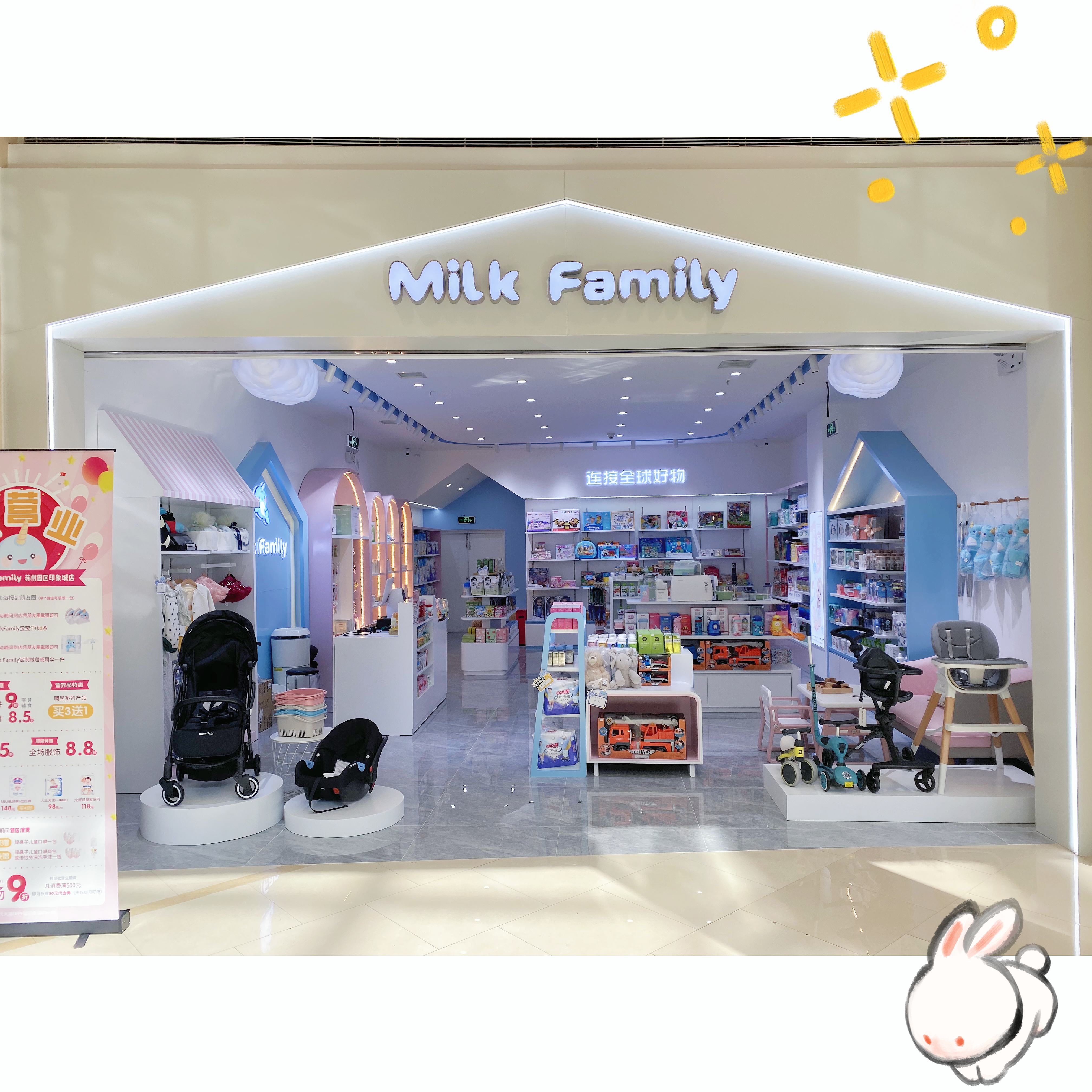 milkfamily进口母婴店主开店历程:和闺蜜开一家温暖的母婴店是什么
