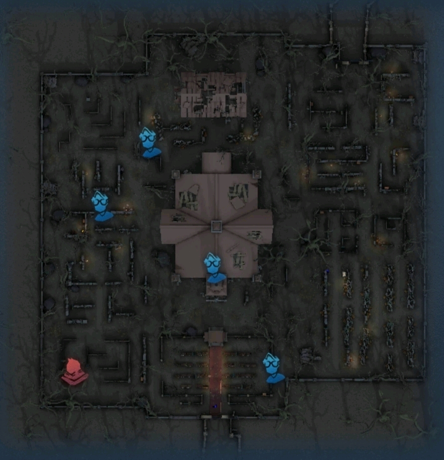游戏 电子竞技 【第五人格】三张老地图出生点 红教堂 军工厂 圣心
