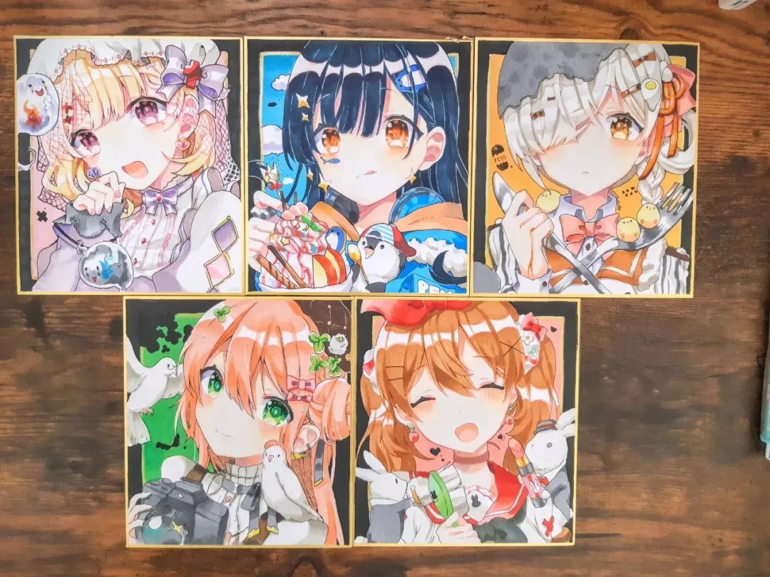 【马克笔插画】敲可爱动漫卡通二次元日系少女手绘头像,初学者新手抱