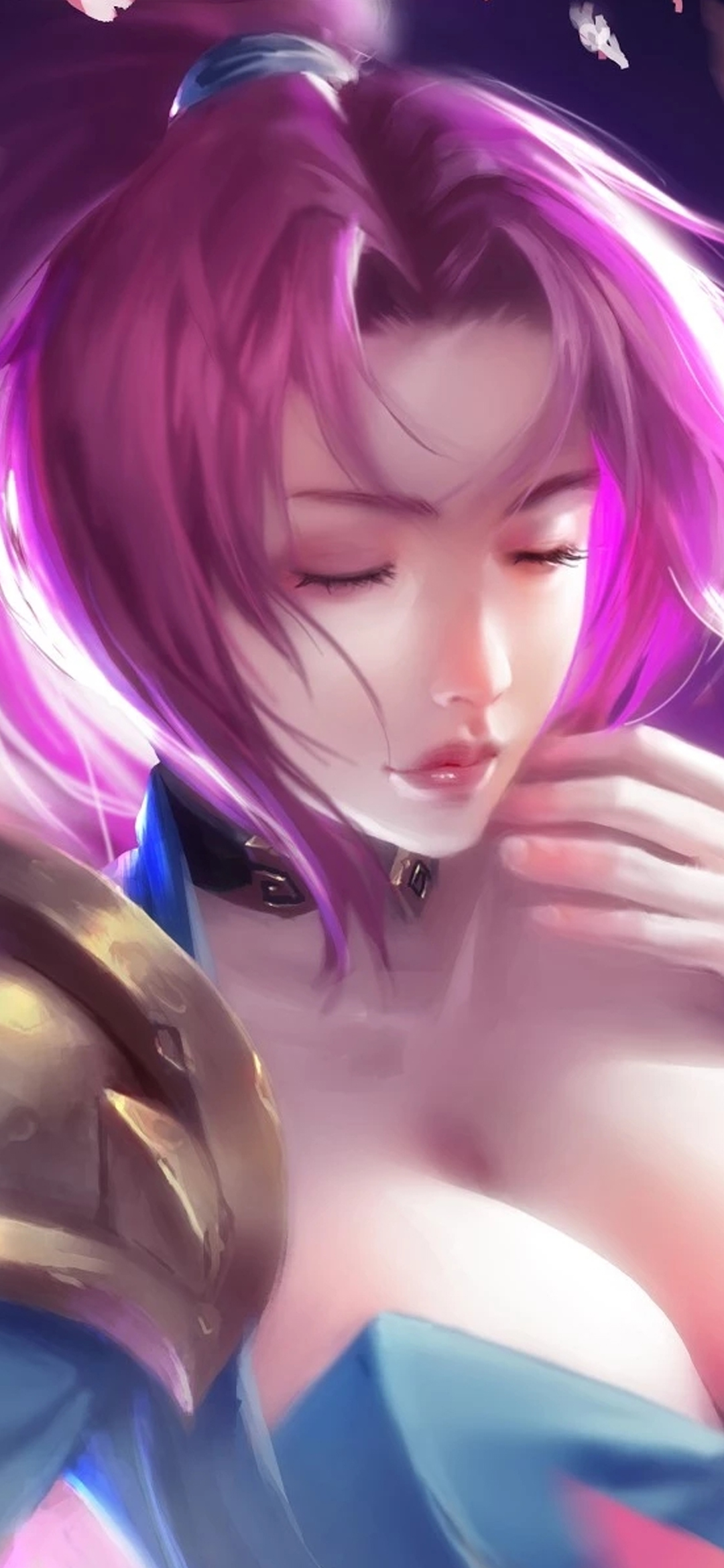 王者荣耀手机游戏美女图片壁纸:花木兰,性感大姐大,安能辨我是雌雄?