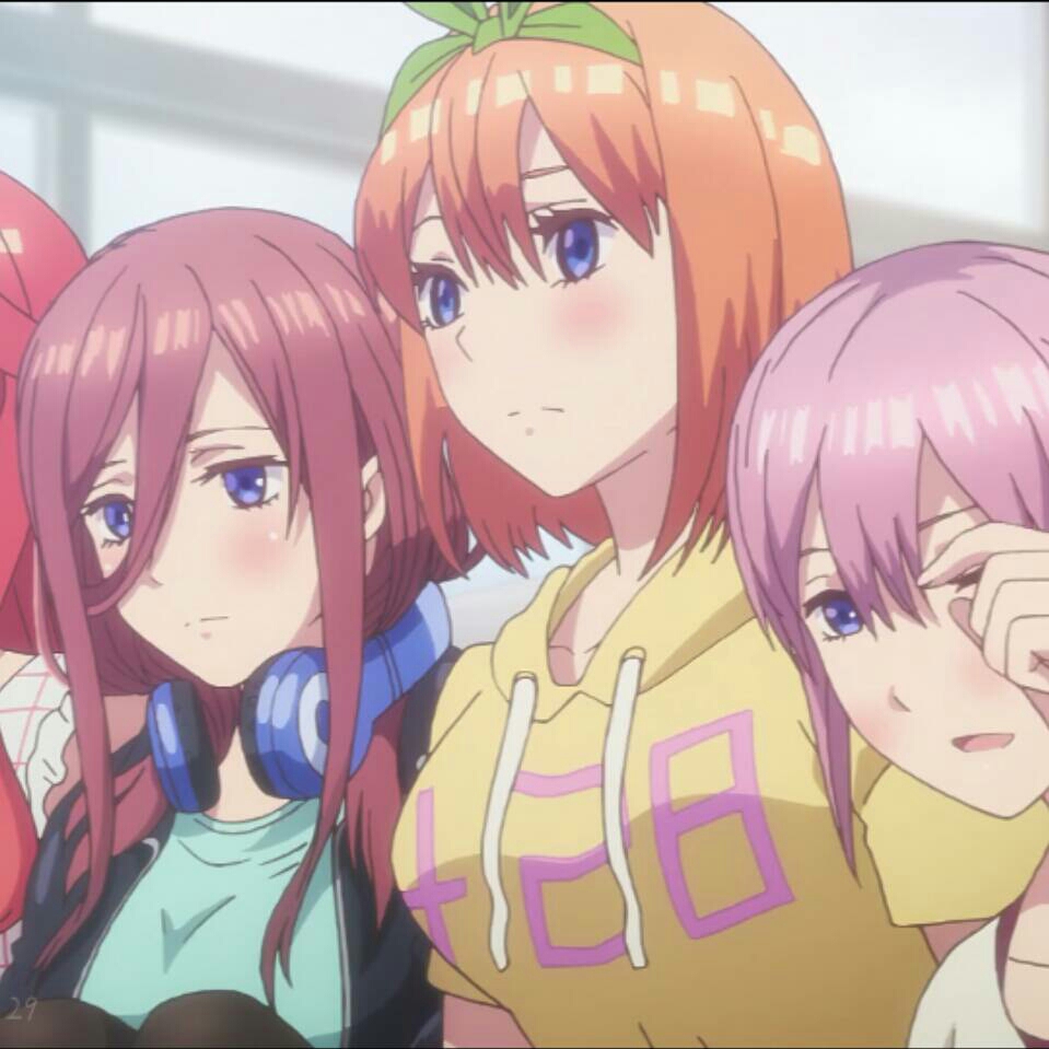 [五等分的新娘][喵唔小丸子]自截头像美图——中野四叶篇