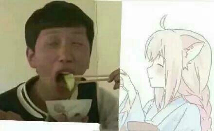 [今日份的沙雕图]王境泽喂饭:我喂我自己