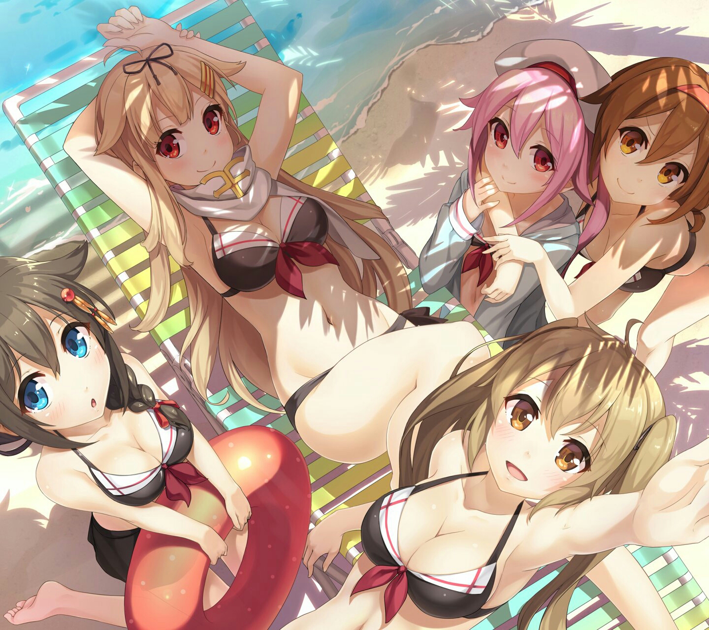 【泳装】少女动漫壁纸哟(≥▽≤)