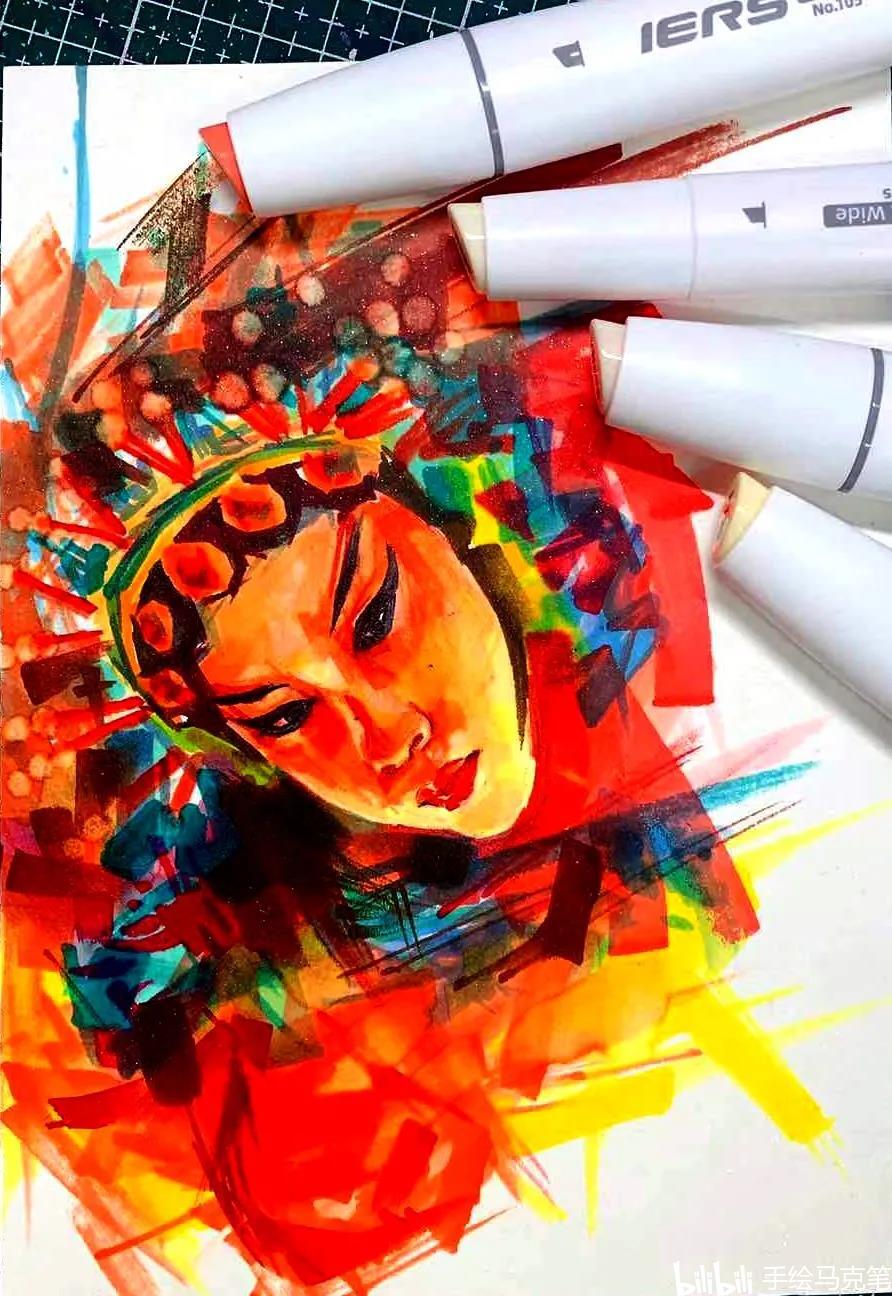 霸王别姬插画表现欣赏