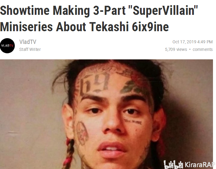 突发6ix9ine要重操旧业并拍摄传记评论你就是出卖李小璐和天线宝宝的