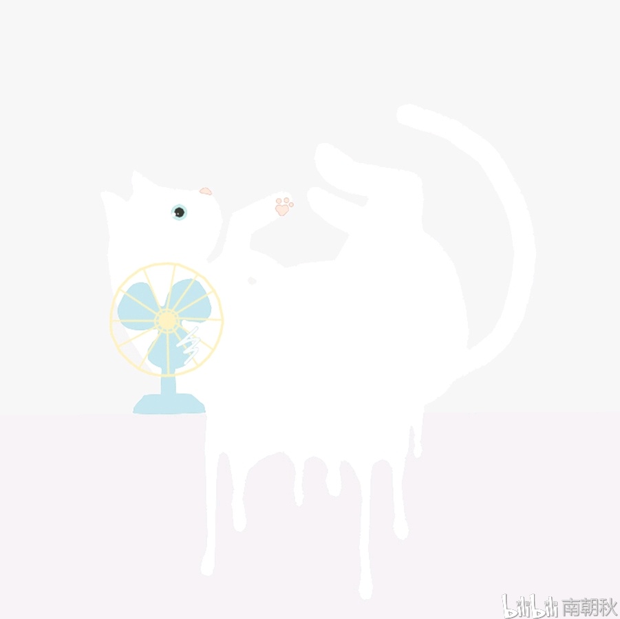 「插画头像」夏日融化猫咪喵星人可爱头像