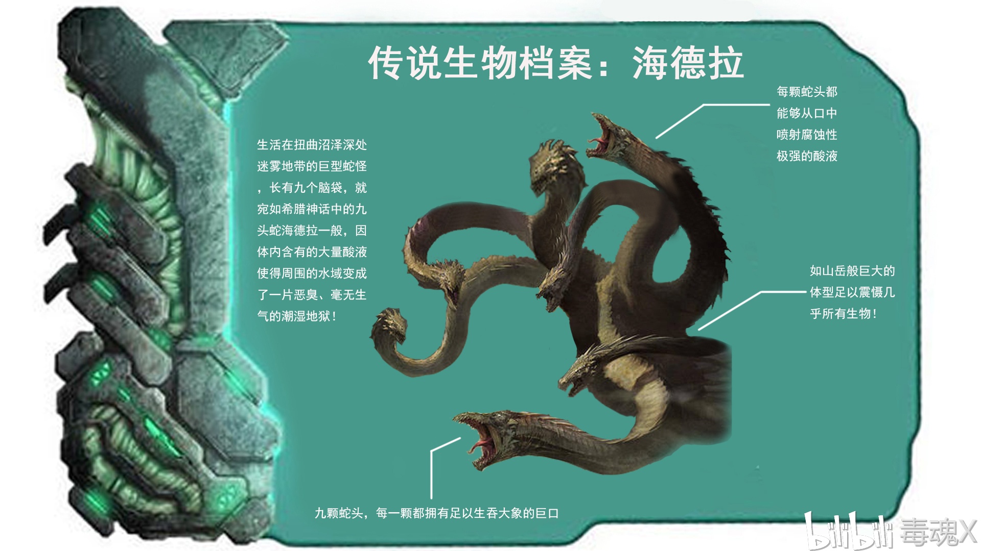 方舟自创boss:九头蛇 海德拉