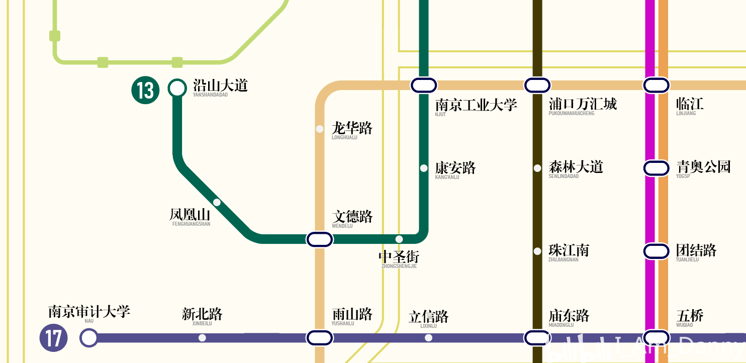 南京地铁2035规划示意图