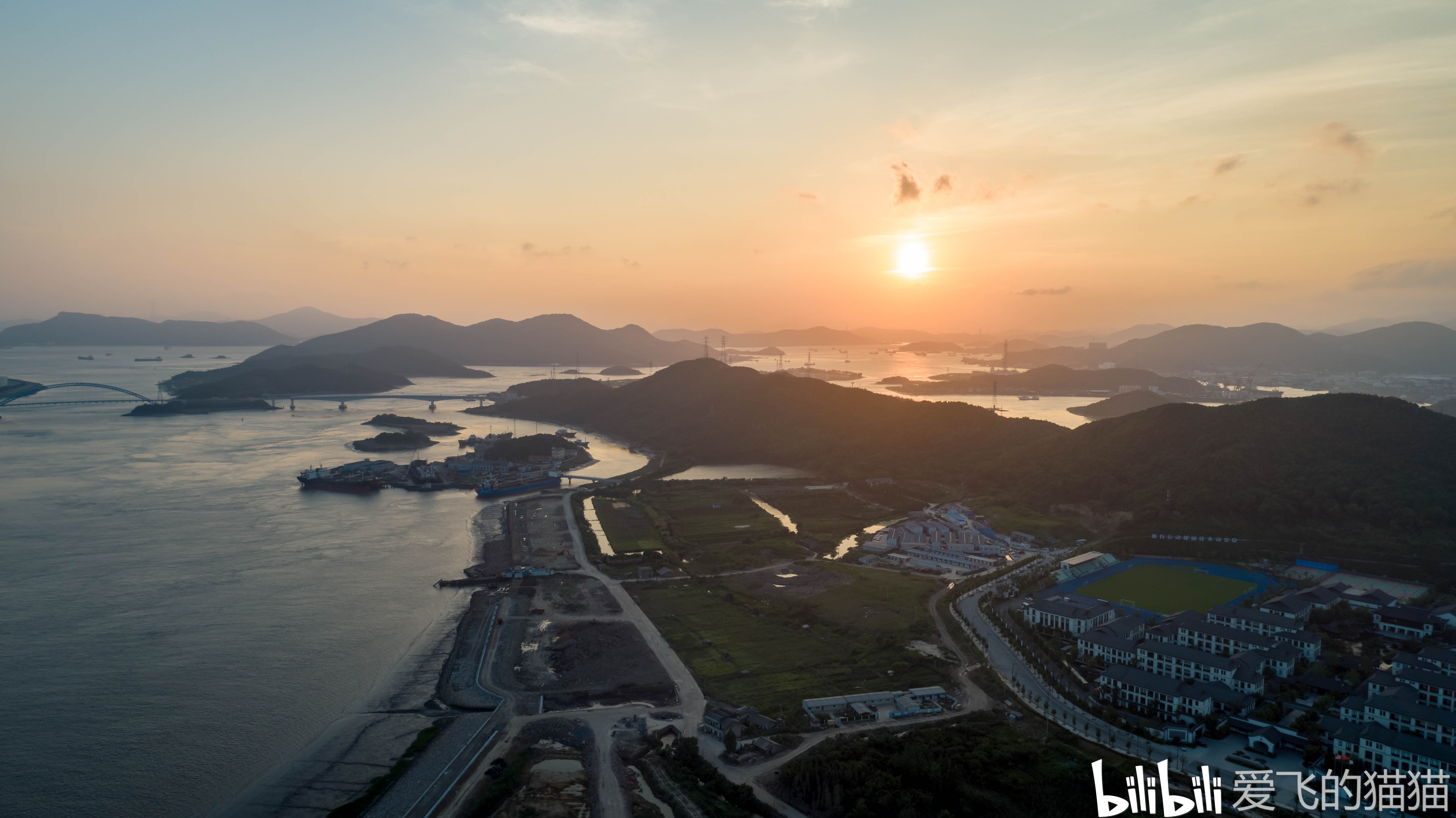 舟山长峙岛和新城街景