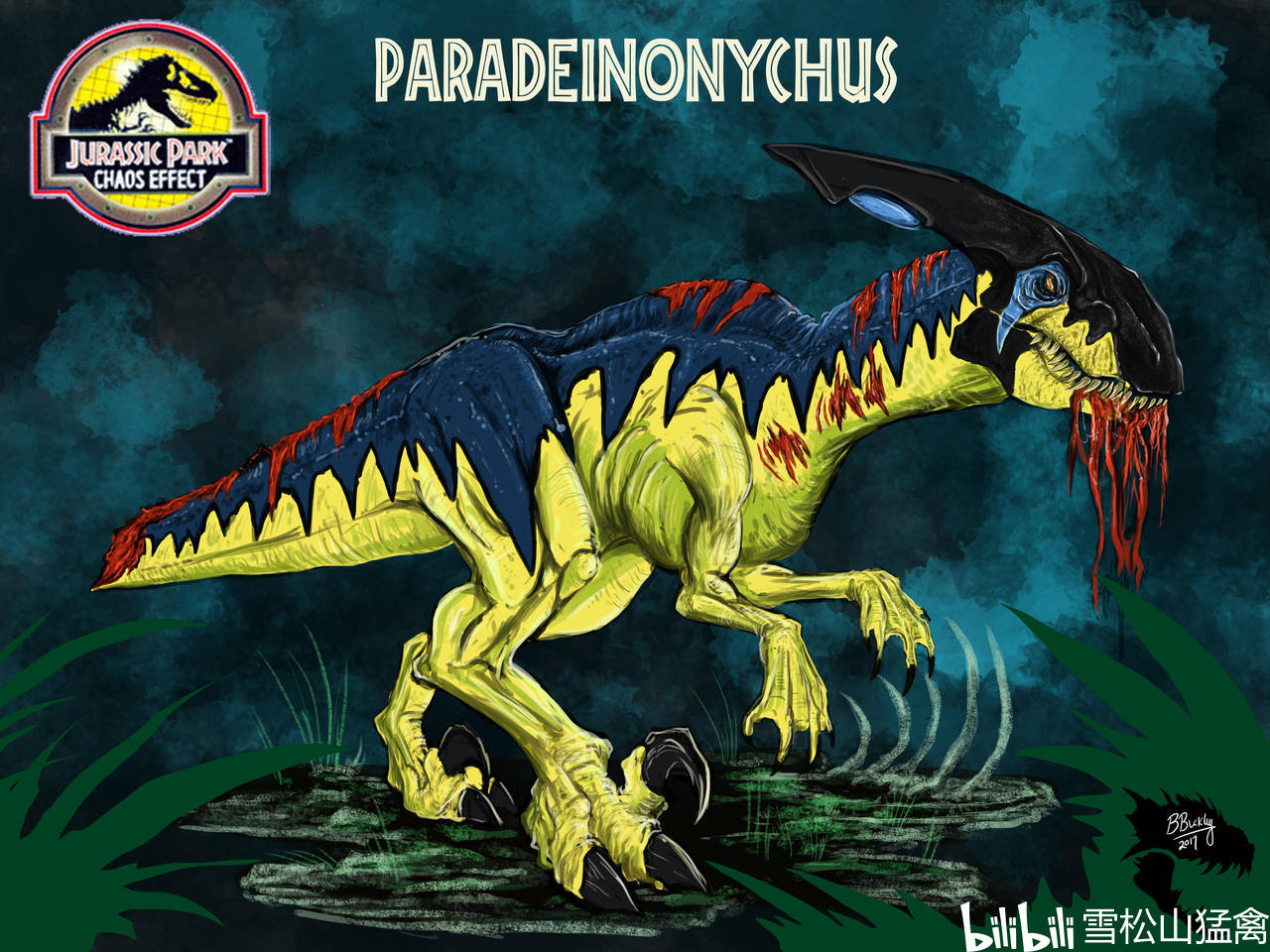 paradeinonychus(副栉恐爪龙),嗜血的杀戮机器