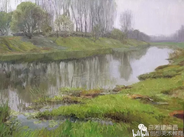 曲湘建老师油画风景作品欣赏