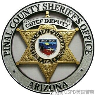 美国亚利桑那州埃皮纳勒郡警长徽章