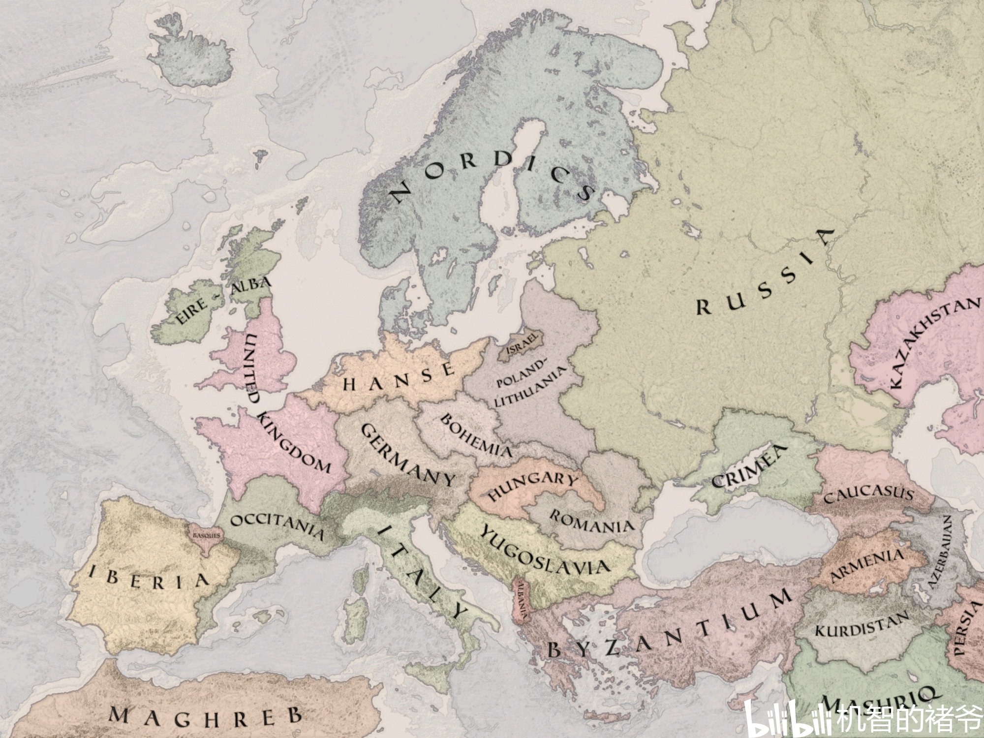 架空历史地图〕不一样的欧洲