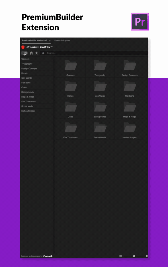 premiere pro插件premiumbuilder motion pack
