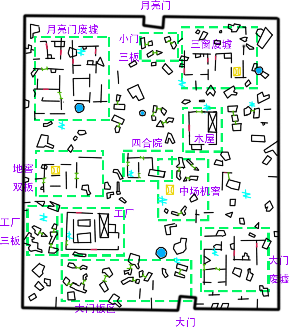 第五人格军工厂地图