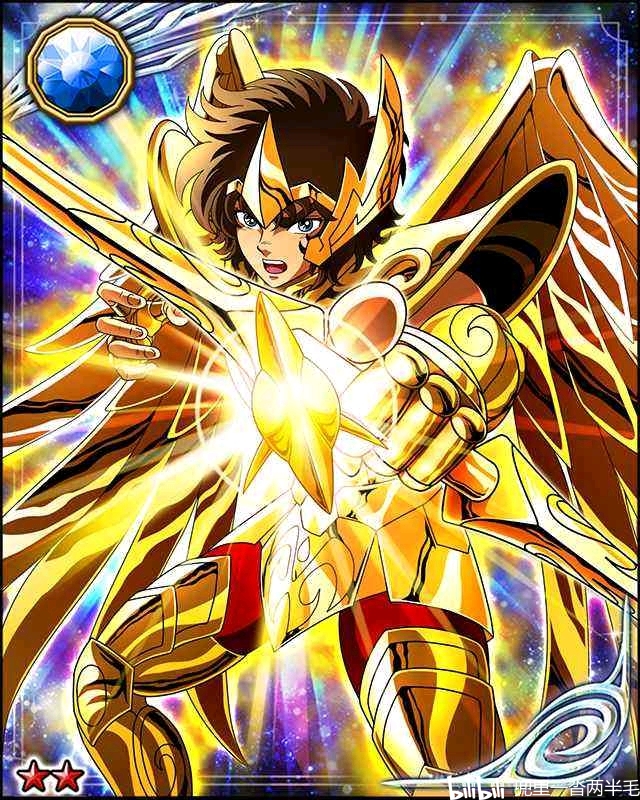 圣斗士星矢角色主题图片-黄金圣斗士射手座-艾俄洛斯