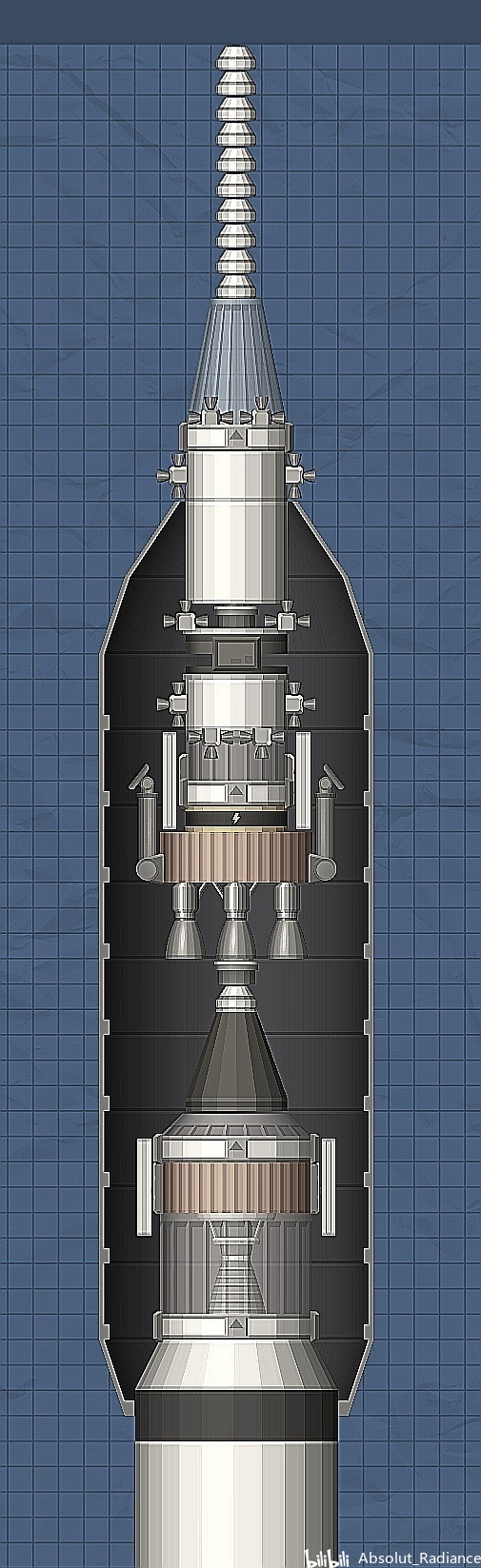 长征运载火箭丙型:箭顶结构