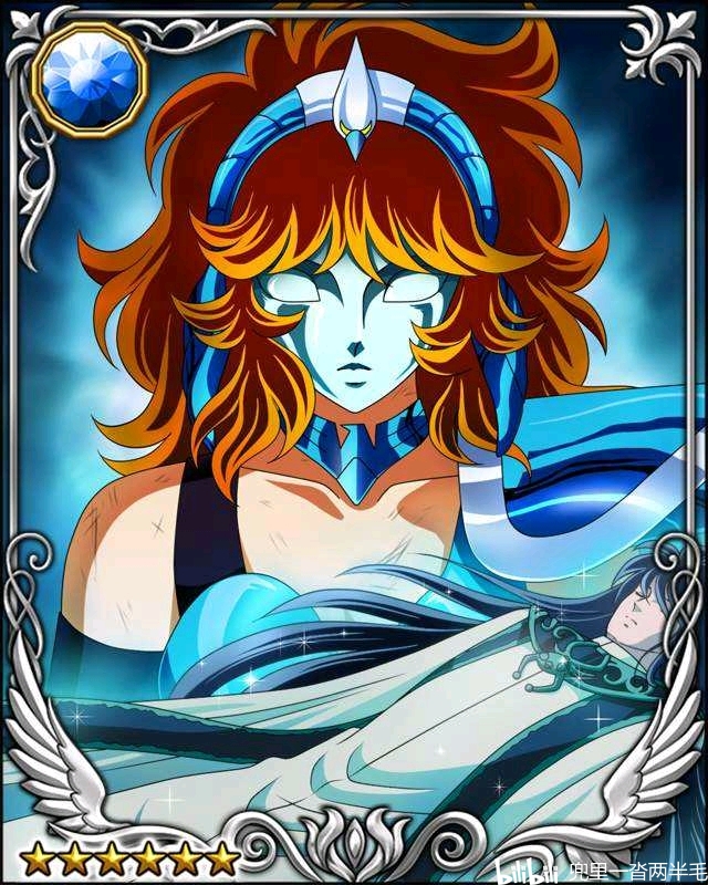 圣斗士星矢角色主题图片-魔灵与莎尔娜