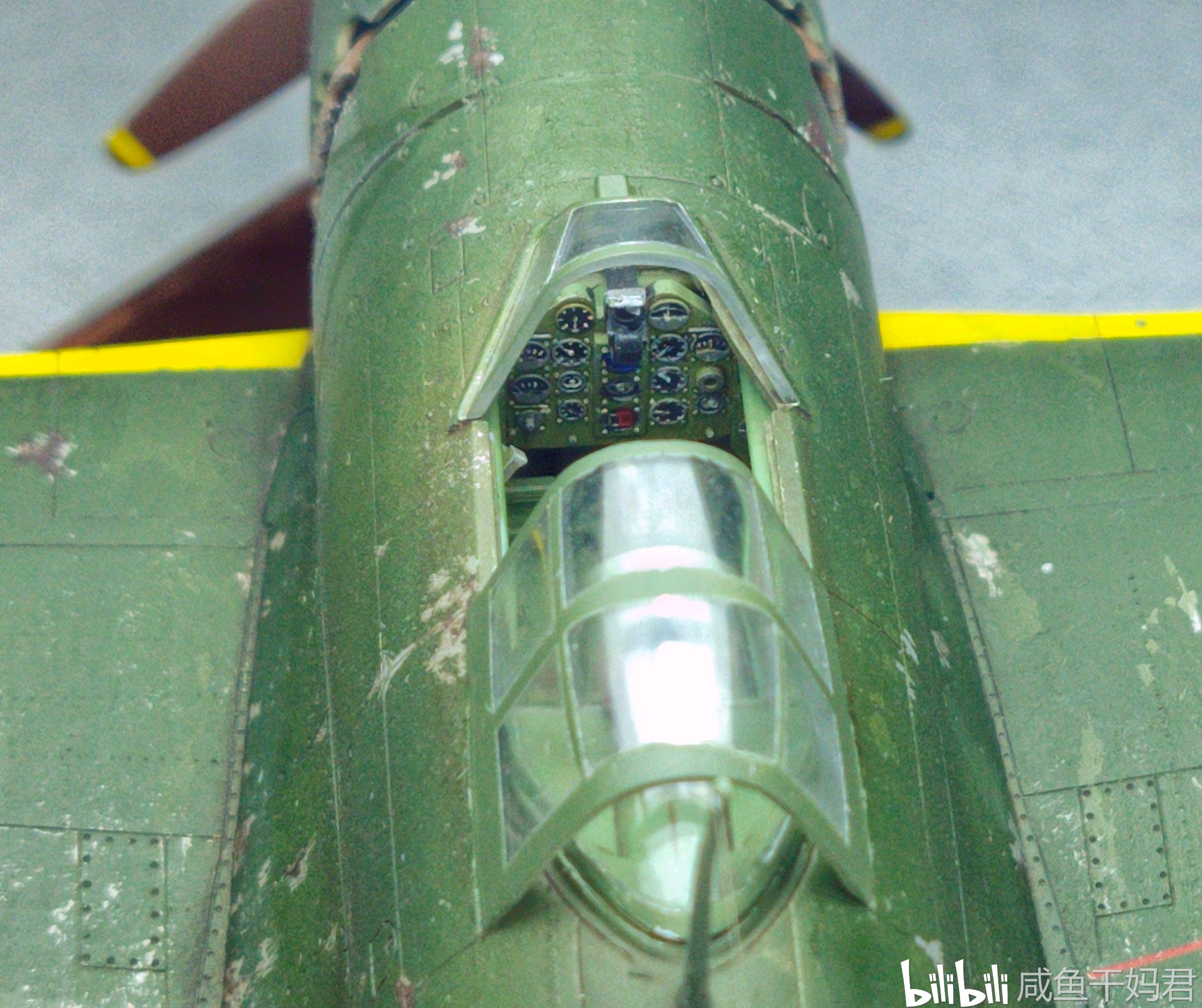 【比例模型制作】1/48 长谷川 紫电改 新选组涂装