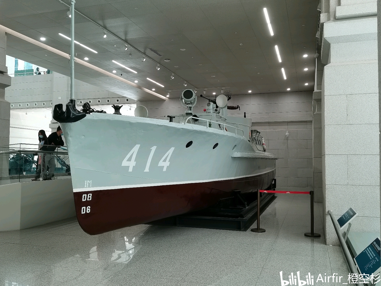 功勋414号炮艇,曾在1951年6月23日的门头山海战中立下卓著战功,被授予
