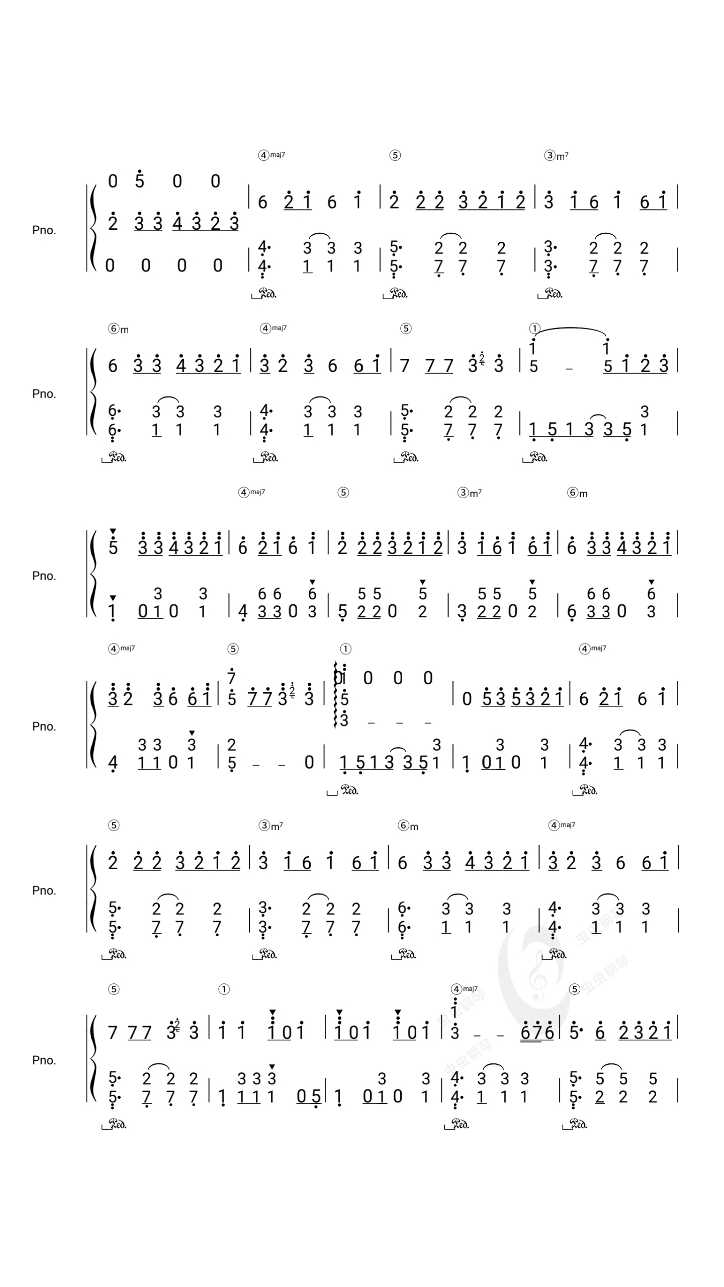 入门级钢琴曲谱_电子钢琴入门级曲谱