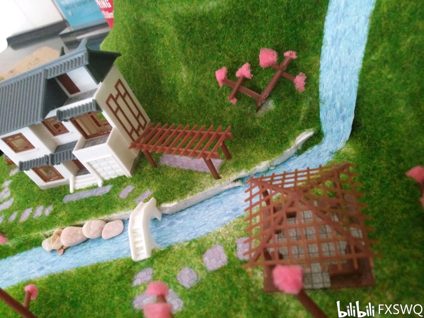 兴趣 手工 中华庭院模型制作(b站第一) he