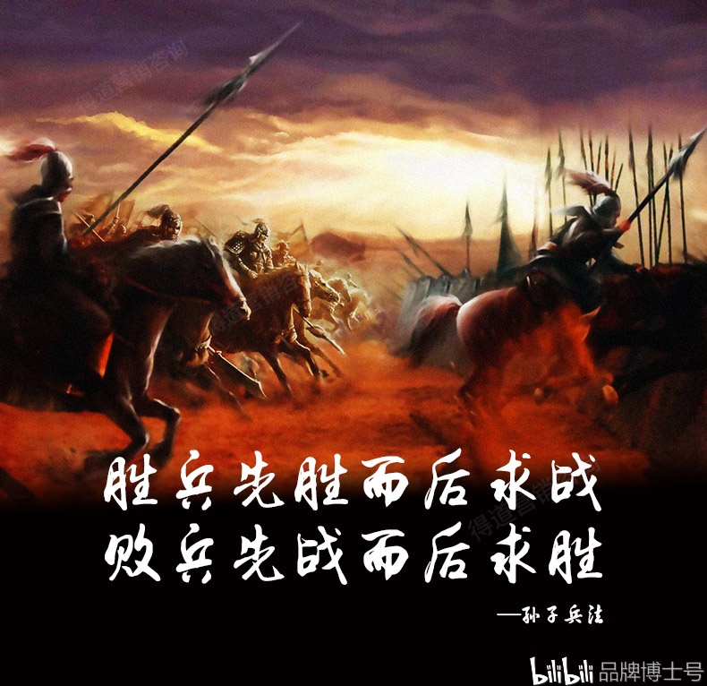 《孙子兵法》曰"胜兵先胜而后求战,败兵先战而后求胜.