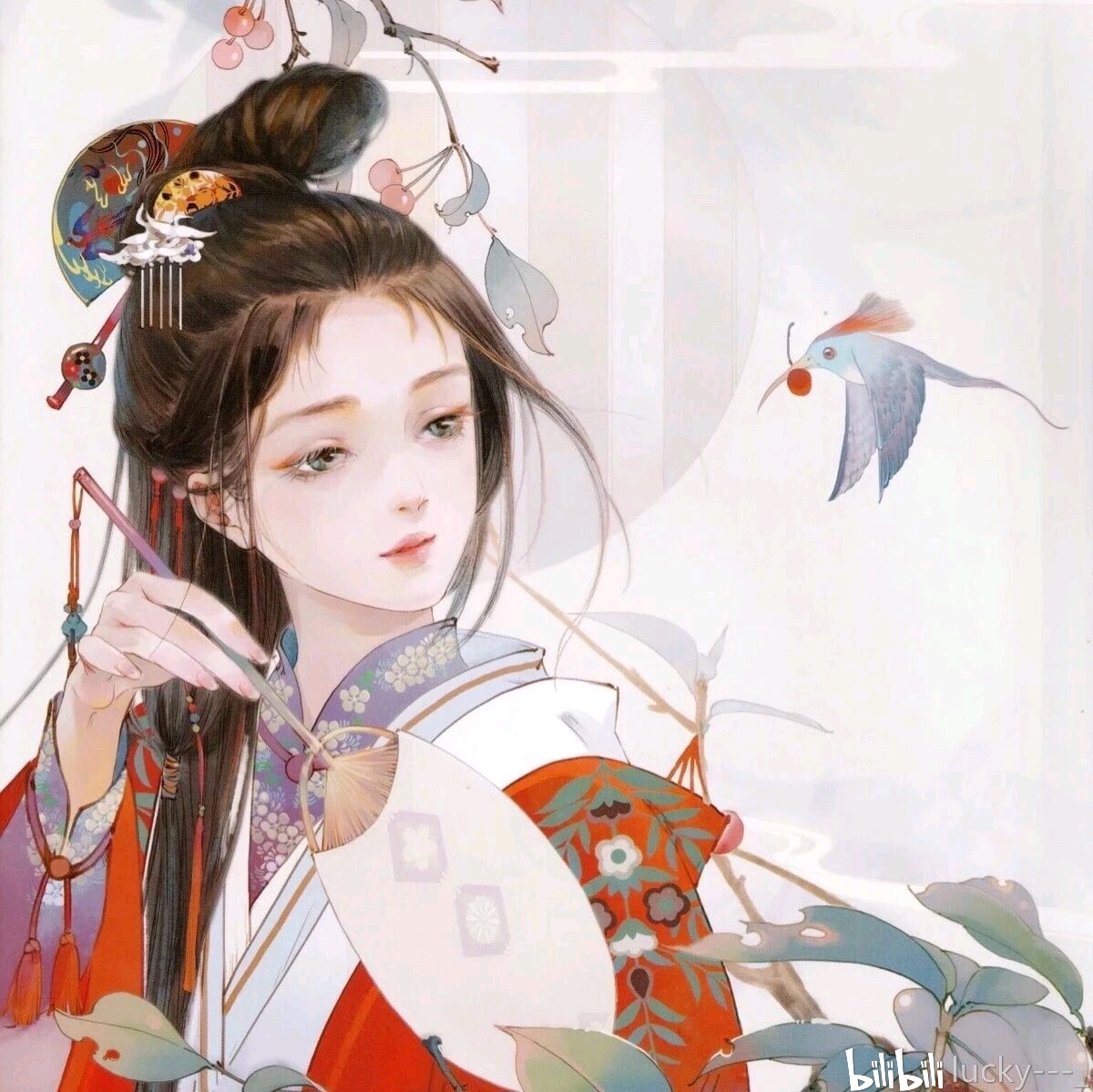 超惊艳古风女生头像
