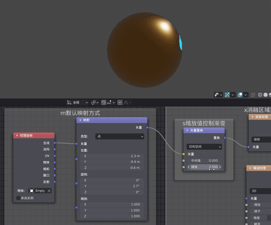 动态消溶效果材质节点图如下: 节点图 gif gif gif 其他延伸效果测试
