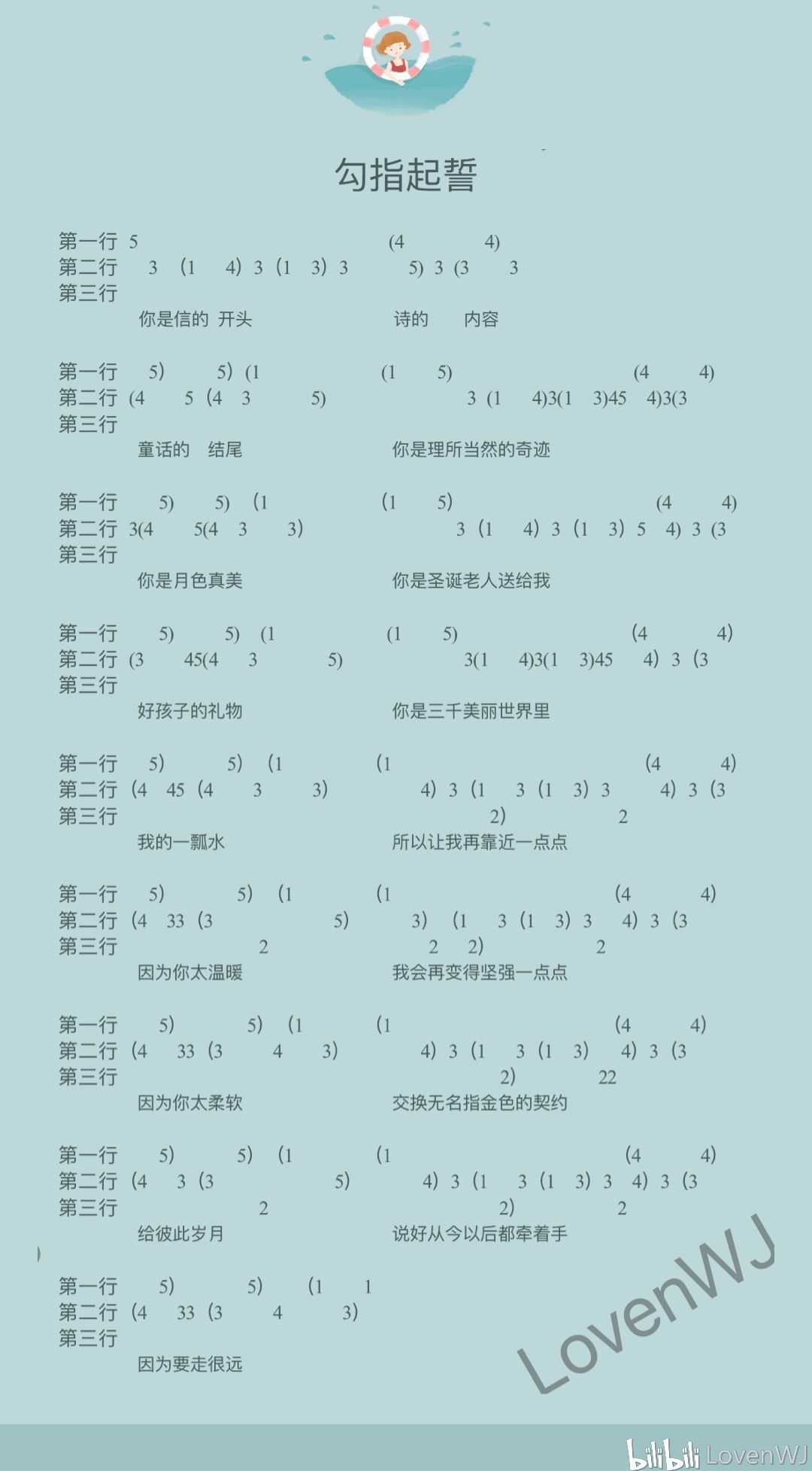 sky光遇钢琴曲勾指起誓双指简化简谱