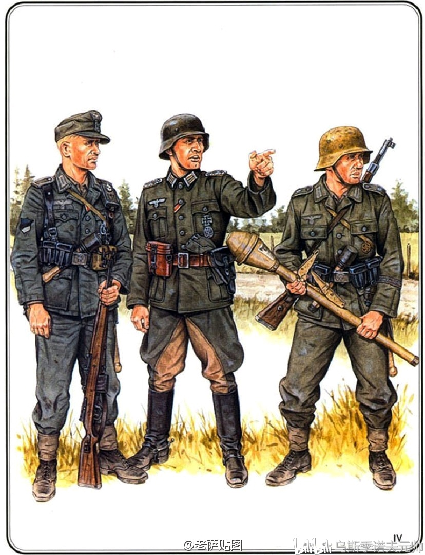 鱼鹰社-二战德军人物彩绘1943-1945
