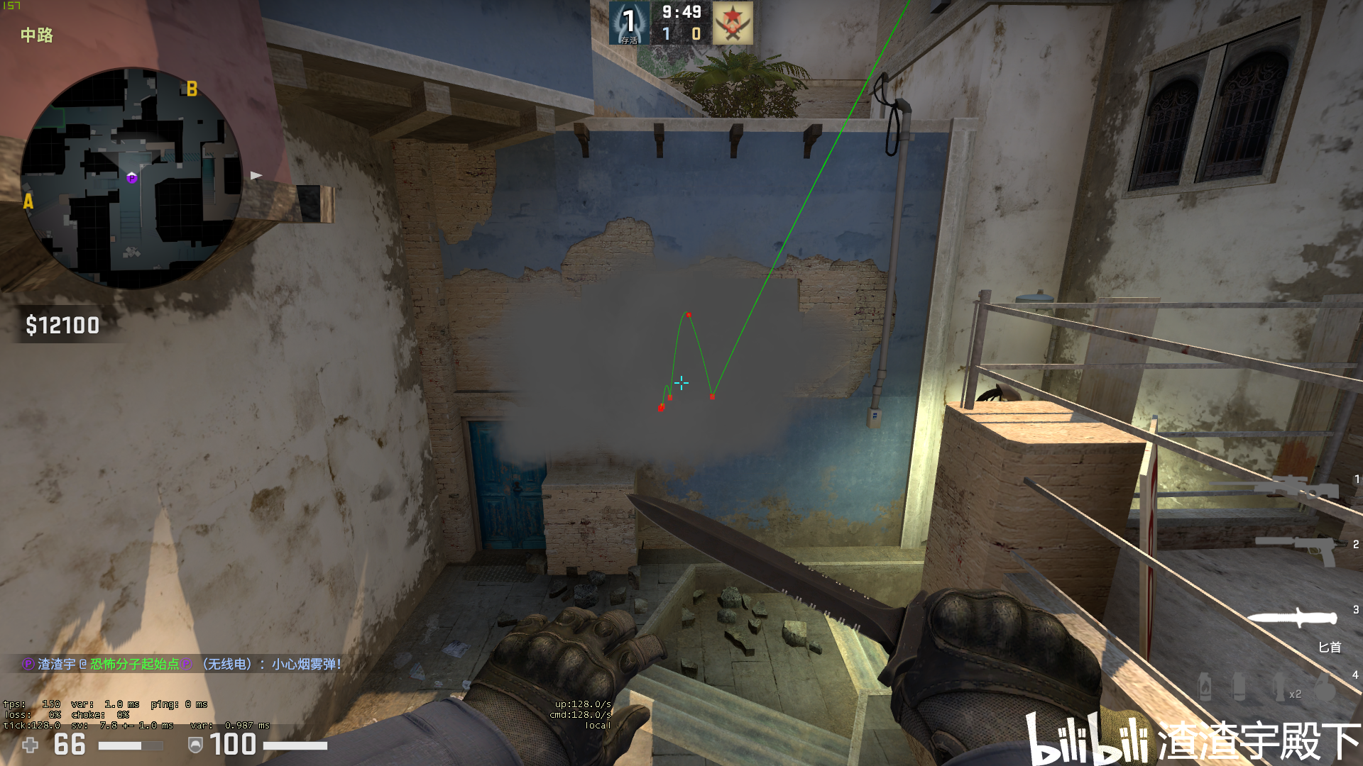 csgo mirage-荒漠迷城 道具整理(1)