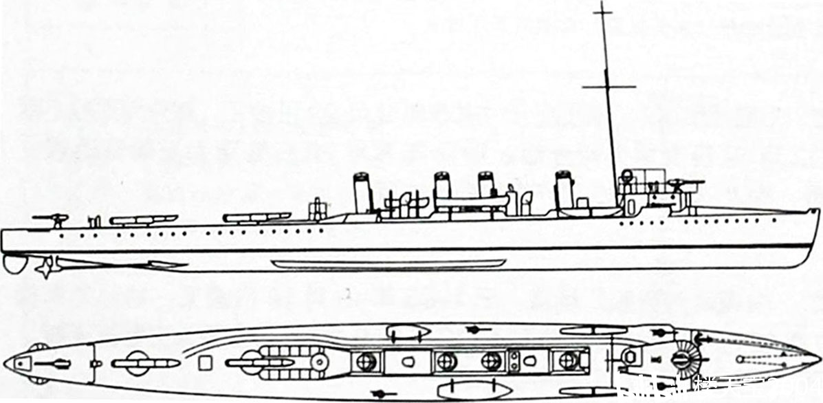 日本海军的驱逐舰神风かみかぜ型
